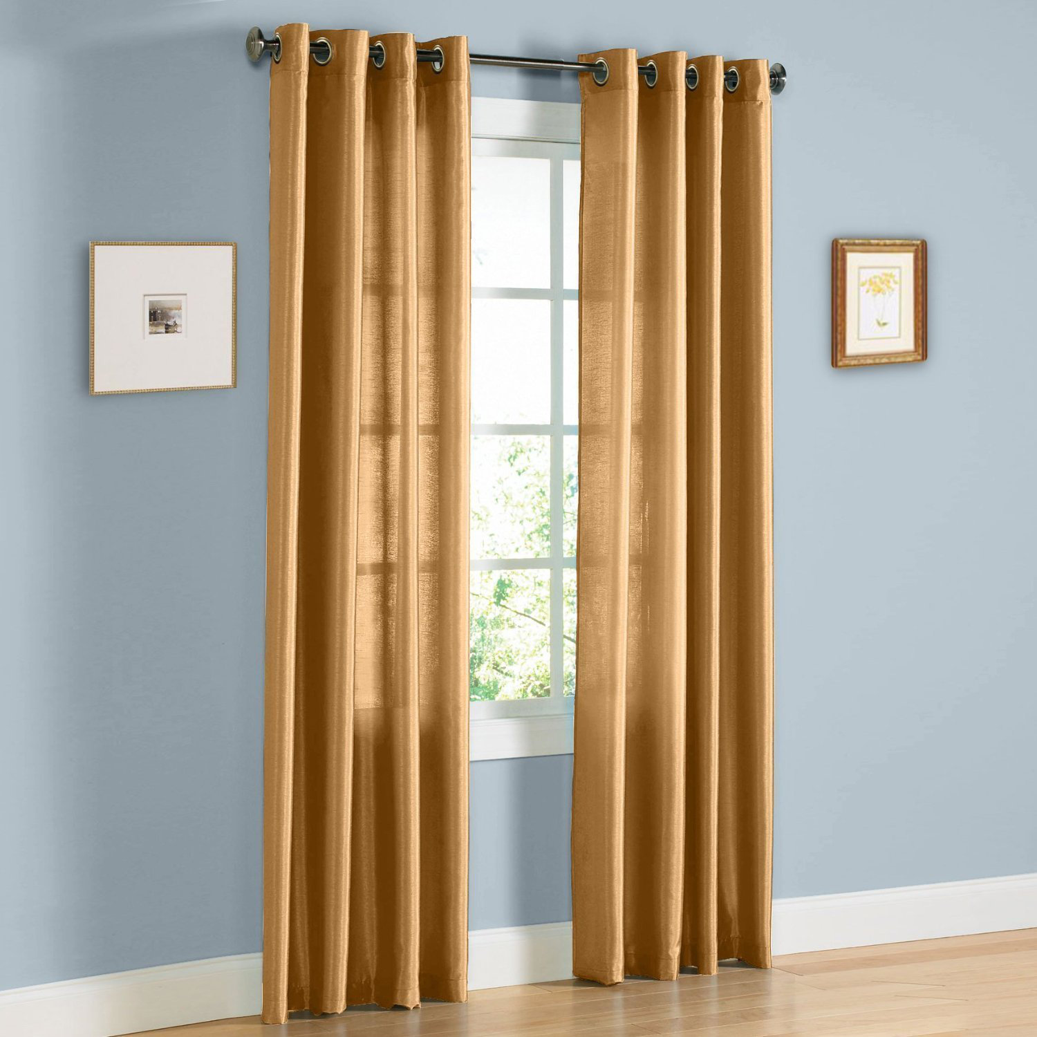 United Linens Solid SemiSheer Thermal Grommet Curtain Panels & Reviews Wayfair.ca
